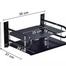 Metal Router Stand – Black image