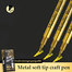 Metallic Brush Pen Gold Water Based Low Odour image