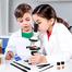 Microscope for Kids Beginners Scientific Experience LED Colored Filters, Phone Holder with Microscope Blades Set (Any Colour) image