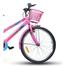 Micycle Stl 1S 24 MJB-08 Ladies Pink PC-W/Basket image