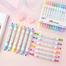 Milkliner Highlighter Pens Double headed, 12 shades image