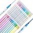 Milkliner Highlighter Pens Double headed, 12 shades image