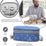 Milton Corporate Lunch 3 Stainless Steel Lunch Box - Blue image