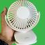 Mini Clip Fan 360 Degree Rotation Rechargeable Fan (WiWu FS03)- White Color image