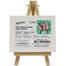 Mini Display Easel with Canvas Signature (8 x 10cm) image