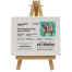 Mini Display Easel with Canvas Signature (8 x 10cm) image