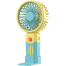 Mini Handheld Fan 3 Speed Portable Office Fan USB Rechargeable With Phone Holder image
