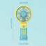 Mini Handheld Fan 3 Speed Portable Office Fan USB Rechargeable With Phone Holder image