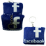 Mini Key ring, Extra Cute, Extra Soft, Adorable, Best For Gift, Hanging On Bag /Purse/Bike (key_ring_2.5inch_fb) Facebook image