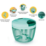 Mini Pull String Manual Food Processor Chopper Blender - 350 ml image