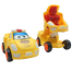Mini Racing Friction Toy Racing De-Forming Car to Robot/ Push N Go Toys For Kids (car_friction_robot_y) Yellow image