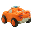 Mini Racing Friction Toy Racing De-Forming Car to Robot/ Push N Go Toys for Kids (car_friction_robot_o) Orange image
