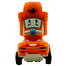 Mini Racing Friction Toy Racing De-Forming Car to Robot/ Push N Go Toys for Kids (car_friction_robot_o) Orange image