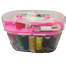 Mini Sewing Kit Accessories Storage Organizer Box Plastic Thread Threader Needle Scissor Travel Box Sewing Tools-1box image