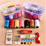 Mini Sewing Kit Accessories Storage Organizer Box Plastic Thread Threader Needle Scissor Travel Box Sewing Tools-1box image