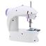 Mini Sewing Machine - Dual Speed Portable Mini Electric Pedal Double Threads Rewind Swing Machine image