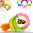 Minitree Baby Vegetable And Fruit Feeding Silicon Pacifier 10m Plus (Made in China) (Multicolor) image