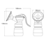 Miss Baby Postpartum Manual Breast Milk Collector Breast Feeding Pump - 1 pcs image