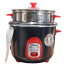 Miyako Beauty Rice Cooker Double Pot Black And Red 1.8 Ltr image