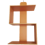 Modern S-Shape Bookshelf 3 Tier image