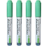 Monami SigmaFlo Liquid White Board Marker 4 Pcs -Green image