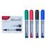 Monami SigmaFlo Liquid White Board Marker 4 Pcs -Red image