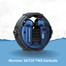 Monster XKT10 Bluetooth Earphones Wireless Headphones – Blue Color image