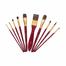 Mont Marte Mixed Bristle Brush Set Wallet 11pce image