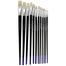 Mont Marte Studio Artist Brushes 12 Pcs Flat 1-12 image