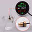 Morafayer 5 In 1 Water-Resistant Volt Meter For All Motorcycle Mirror Base 1 Set image