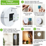 Motion Sensor Light USB PIR Bedside Night Light Rechargeable Household Bedroom Cabinet Portable Indoor Lighting Wall Light image