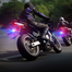 Motorcycle DRL Strobe Brake Lamp LED Flash Stop Light Flow RGB Colorful LED License Plate Warning Daylight 12V DC-1Pcs image