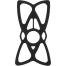 Motorcycle Mobile Holder Adjustable Non-Slip Soft Silicone Rubber Network Spider-Black 1Pcs image