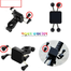 Motorcycle Rubber Silicone For X-Grip Phone Holder Stand Black 2Pcs image