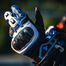 Motowolf Sheepskin Leather Motorcycle Gloves Protective Racing Gloves For Men And Women, Summer And Winter 1 Pair-(Non-Brand)(Blue colour) image