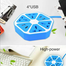 Multi Power Plug Extension, 4 Power Sockets and 4 USB Ports image