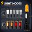 Multifunctional Rechargeable Torch, Flashlight Zoomable LED Flashlight - 1 Pcs image