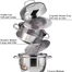 Multifunctional Three Layer Home Expansion Food Grade Stainless Steel Induction Cooker Pot - 30 cm image