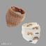 Muslin Triangle Bandana Bibs (Any Color- Design) - 2 Pcs image