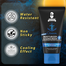 Muuchstac Mens Ocean Moisturizer and Sunscreen Matte Look SPF 18 Cream with Turmeric and Aloe Vera Beads, NonSticky and Water Resistant 45ml image