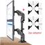 NB Double Monitor Desk Holder H180 Arm Ful Motion LCD TV Mount image