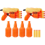 Nerf Alpha Strike Fang QS-4 Juego De Dos Blaster 18 Pcs Doble Objetivo image