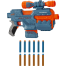 NERF Elite 2.0 Phoenix CS-6 Motorized Blaster, 12 Official Darts, 6-Dart Clip, Scope, Tactical Rails, Barrel and Stock Attachment Points image