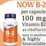 NOW B-2 100mg 100 Veg Capsules image