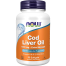 NOW Foods Cod Liver Oil Extra Strength 1,000 mg 90 Softgels image