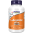NOW L-Arginine 500 mg 100 Veg Capsules image