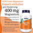 NOW Magnesium Caps 400 mg 180 Veg Capsules -524382035 image