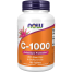 NOW Vitamin C 1000 With Rosehips and Bioflavonoids 100 Tablets image