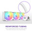 NZXT Kraken 360 RGB - 360mm AIO liquid cooler w/ 1.54in. Display, RGB Controller Hub Fans (White) image