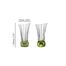 Nachtmann Crystal Spring Flower Vase 2 pcs set Green - 103594 image